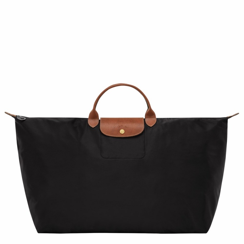 Black Longchamp Le Pliage Original M Men's Travel Bags